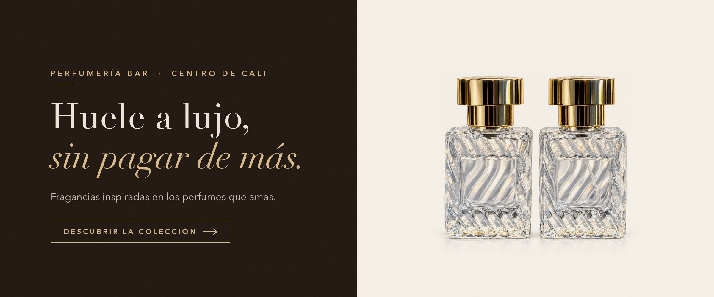 Klone Elixir: huele a lujo sin pagar de más. Perfumería Bar en el centro de Cali