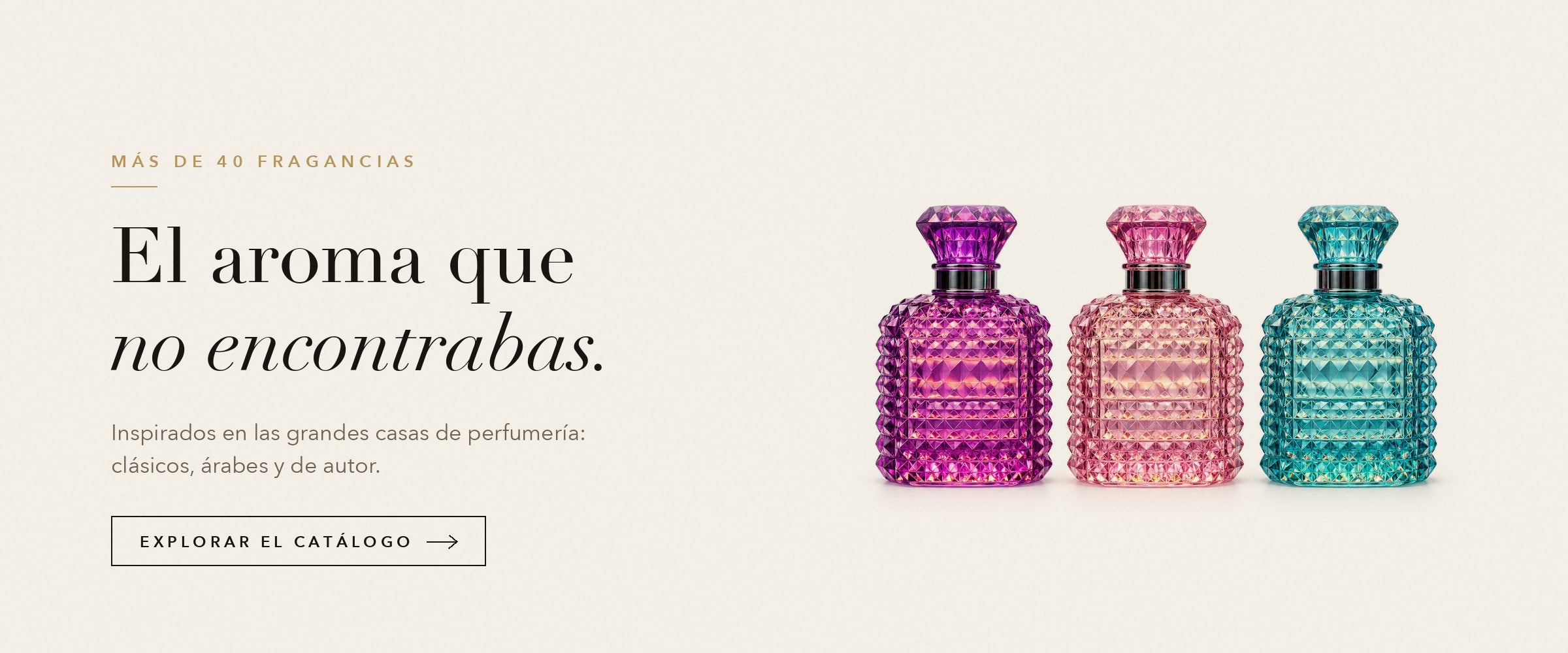 El aroma que no encontrabas: más de 40 fragancias clásicas, árabes y de autor